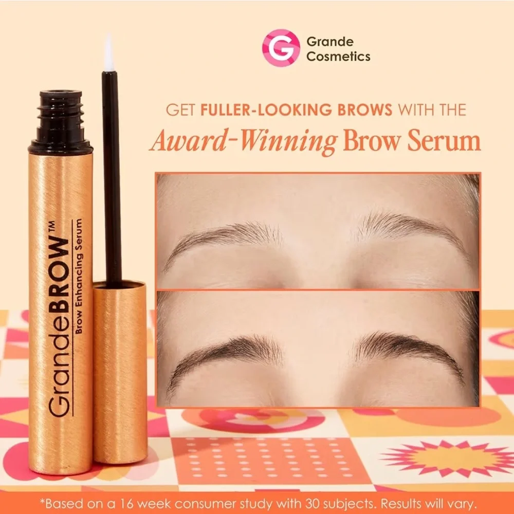 Grande Cosmetics/GrandeBROW/Brow Enhancing Serum/0.1 Fl Oz (Pack of 1) - Picture 10 of 12